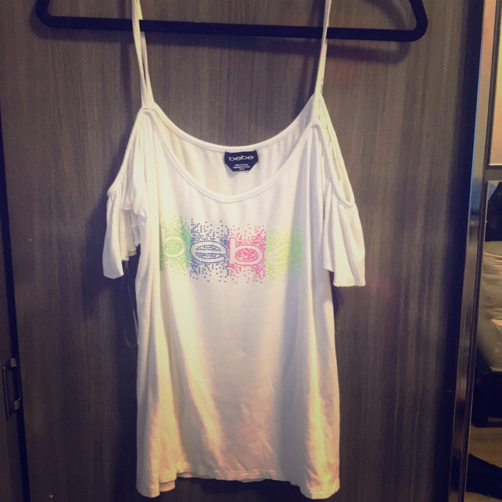 Off the shoulder tank